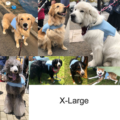 Horay Cooling Dog Vest Available in 3 Colors!  - Soft, reusable. Heat cramps / heat exhaustion / heatstroke prevention for dogs.