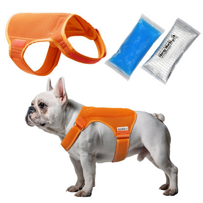 Horay Cooling Dog Vest Available in 3 Colors!  - Soft, reusable. Heat cramps / heat exhaustion / heatstroke prevention for dogs.